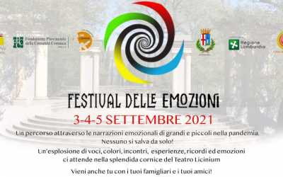 Festival delle Emozioni 3-4-5 Settembre 2021